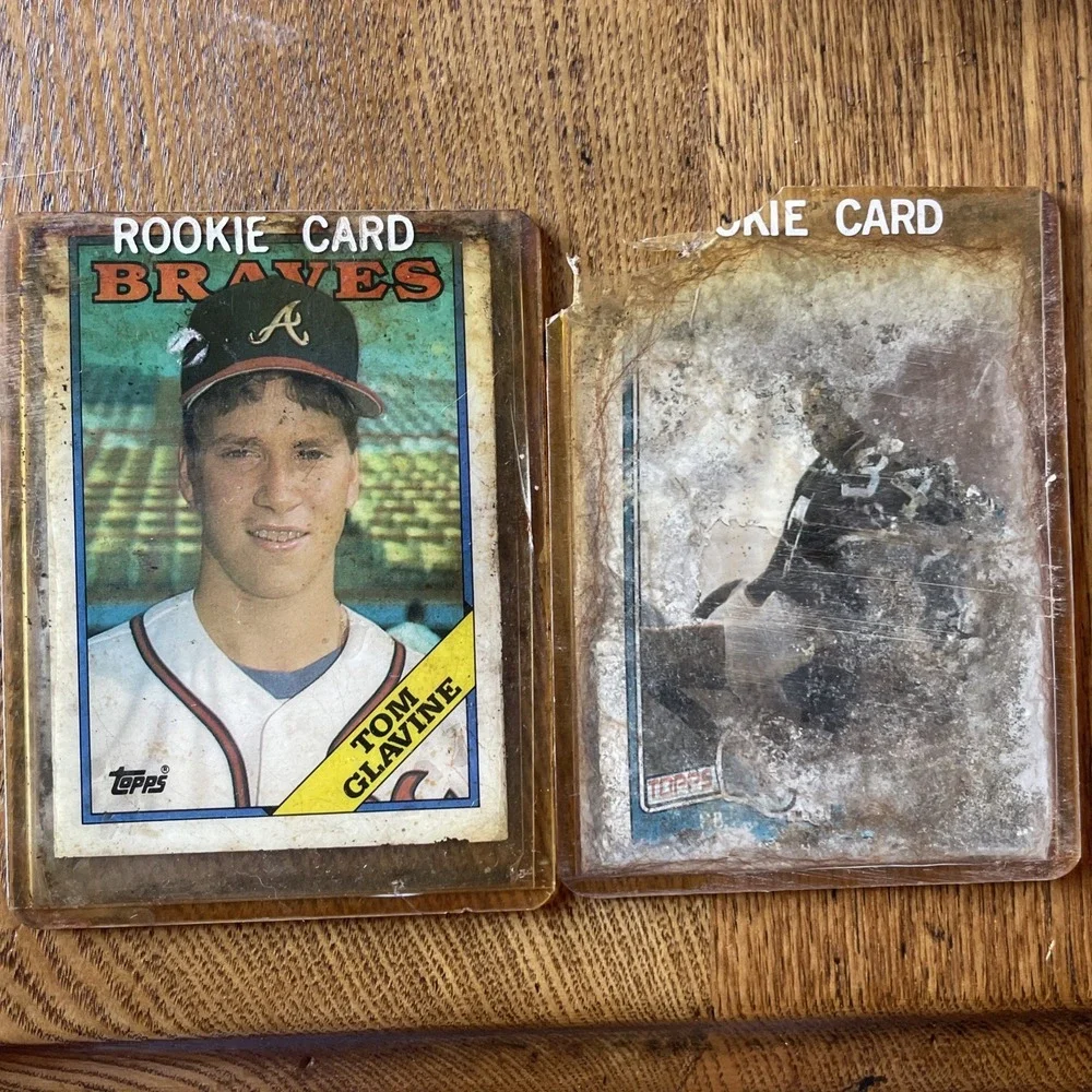 Vintage Baseball Card Collector Lot. As Is. 40 Cards In Sleeves. READ